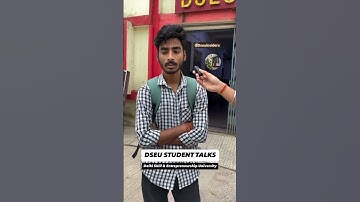 DSEU Student Talks Delhi Skill & Entrepreneurship university. GB Pant DSEU Okhla III Campus