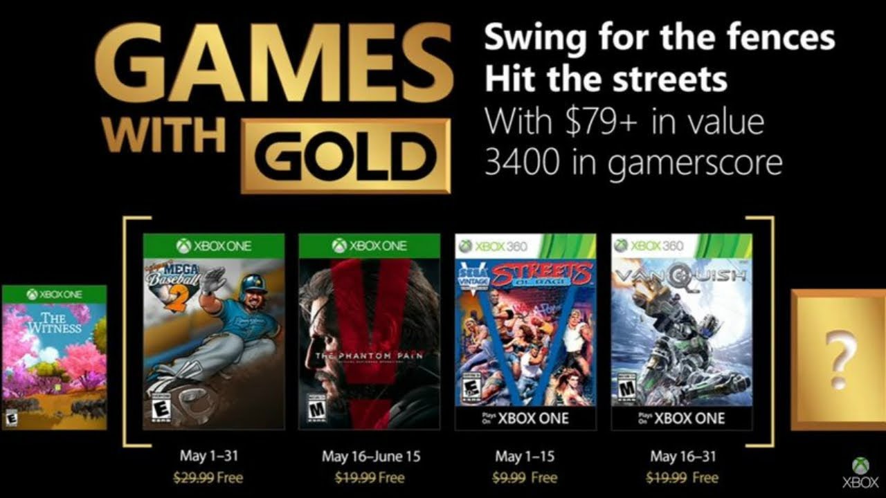 Xbox Games with Gold for May 2018 - Good Lineup or another Mediocre List?