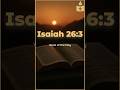 {Isaiah 26:3} | Daily Scripture Reflection #dailyverse #bibleverse #forgedbygod