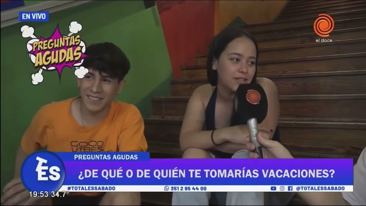 "¿De qué/de quién te tomarías vacaciones?" "Preguntas Agudas" con Jorge Monteagudo