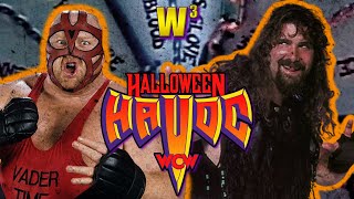 WCW Halloween Havoc 1993 Review  Vader and Cactus Jack's Violent Rivalry Continues!