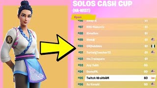 How I Finished Top 100 In Fortnite Cash Cup!