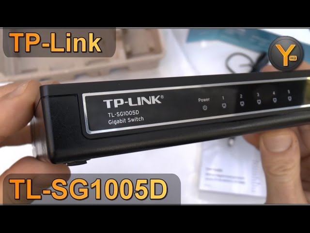 Die Qualität ist TP-Link TL-SG1005D Gigabit Switch Review and YouTube Installation 