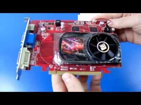 Видеокарта PowerColor Radeon HD 6570 (AX6570 2GBK3-HE) | unboxing