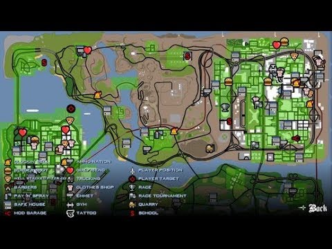 How To Unclock Full Map In Gta San Andreas For Pc 100 Working 2019 Youtube