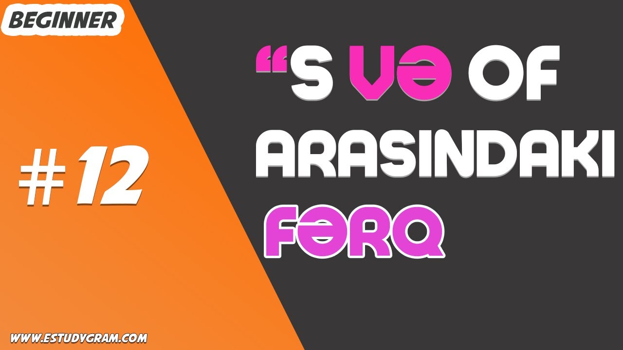 İsmin yiyəlik halı- 'S və Of arasındakı fərq #12