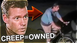 Old Creep Tries To FLEE From Chris Hansen on a BIKE...