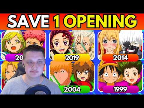 🔥 SAVE ONE ANIME OPENING: EVERY YEAR CHALLENGE! (2026 - 1995) 🎧 | Реакция​