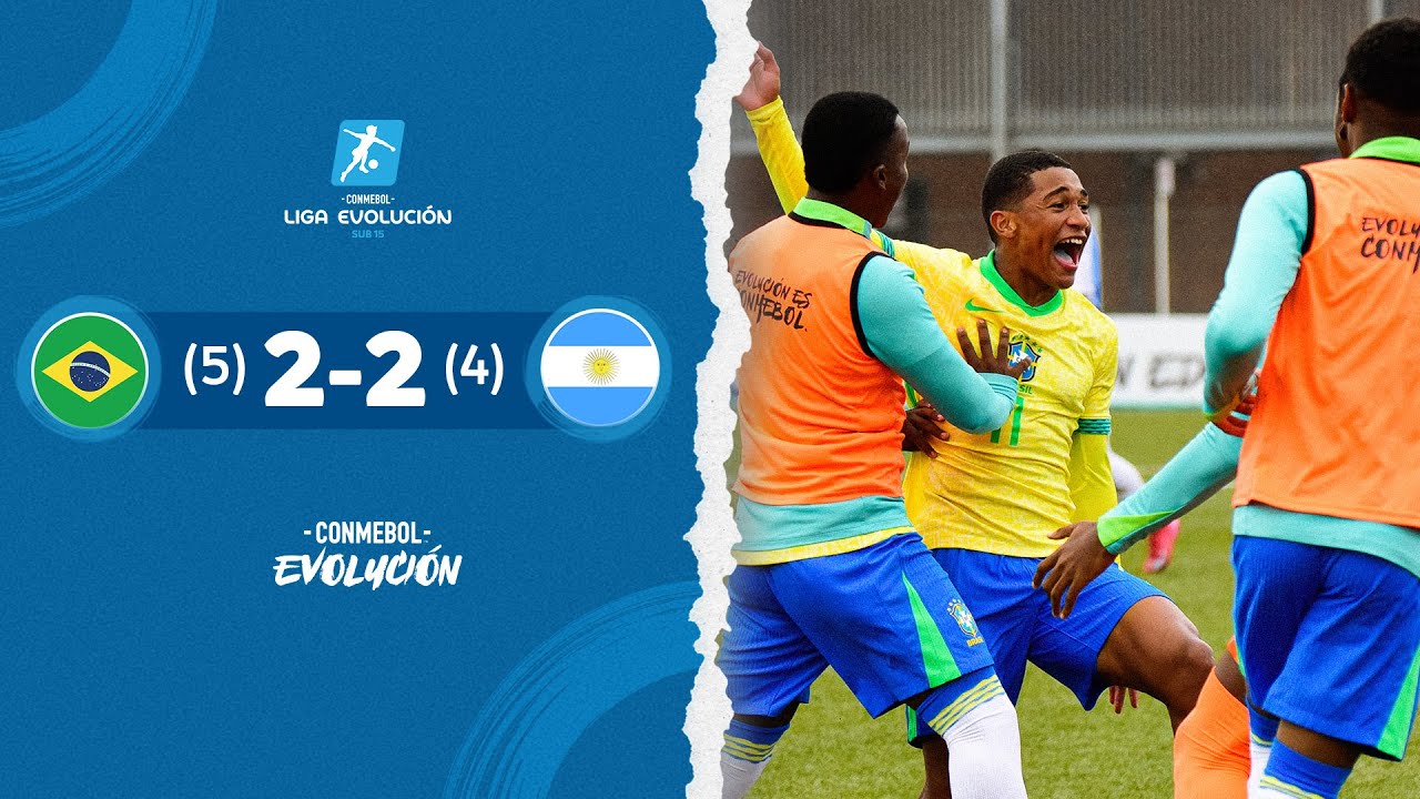 HIGHLIGHTS | BRASIL vs. ARGENTINA | CONMEBOL LIGA EVOLUCIÓN SUB15 2025