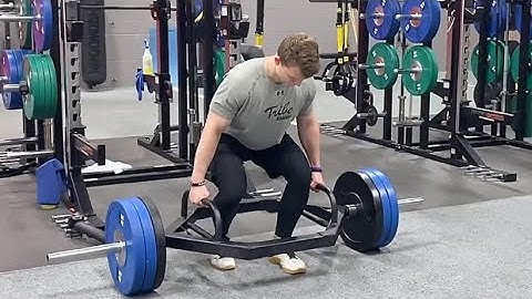 Split-Stance Trap Bar Deadlift