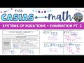 Solving Systems of Equations with Elimination