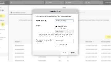Things Mobile: How to configure outgoing SMS messages for an IoT and M2M SIM card