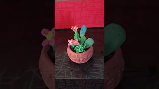 Cute flower pot | made from air dry clay art craft flowers flower shorts diy fyp clay short