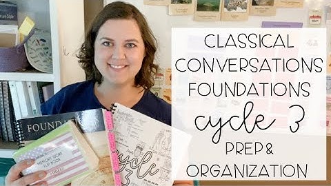 {Cycle 3} Classical Conversations Foundations ORGANIZATION & PREP | 2023