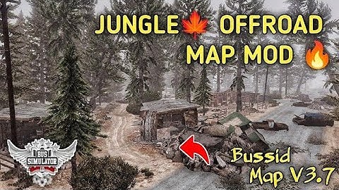 Bussid Map Mod V3.7_ Download Jungle🍁 OFFroad⚠ Map Mod For Bus simulator indonesia #junglemap#mapmod