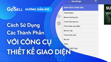 Cách Sử Dụng Các Thành Phần Với Công Cụ Thiết Kế Giao Diện