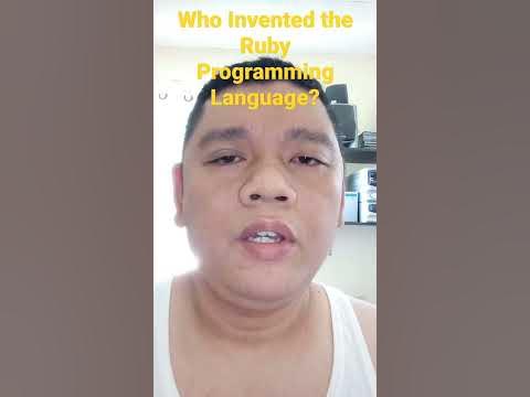 Who Invented The Ruby Programming Language? - YouTube