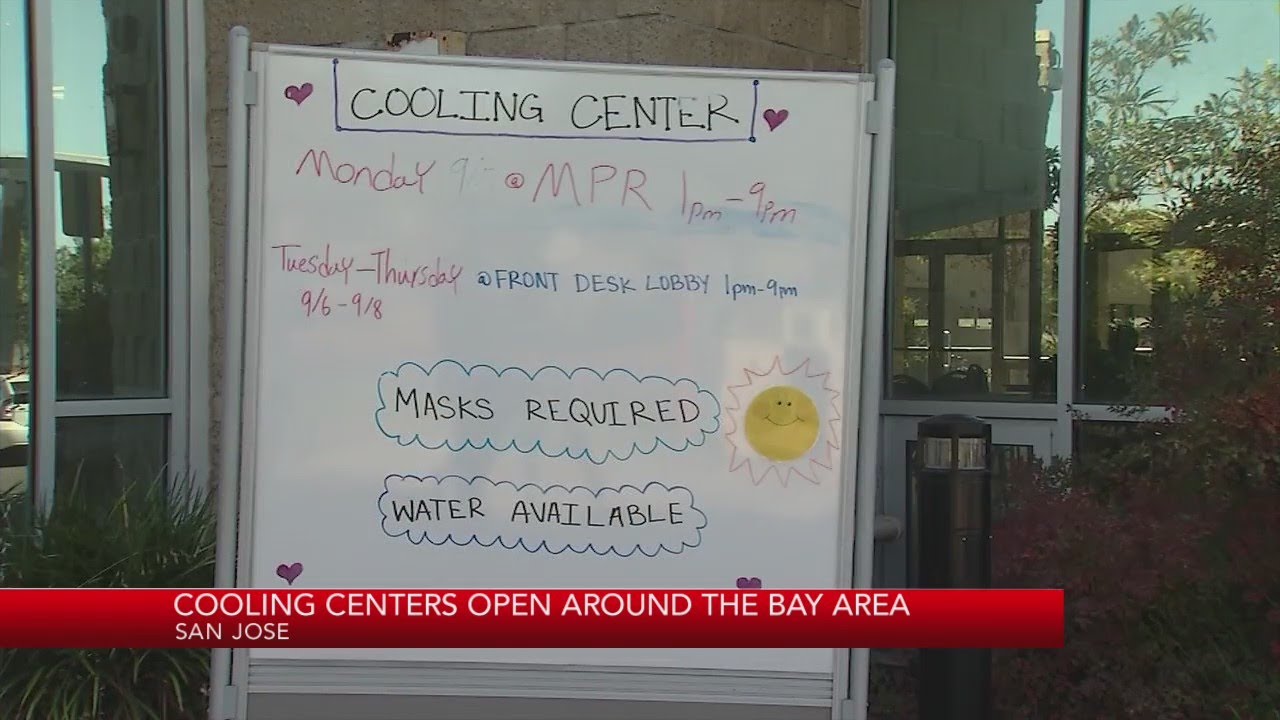 Cooling centers open around the Bay Area - YouTube
