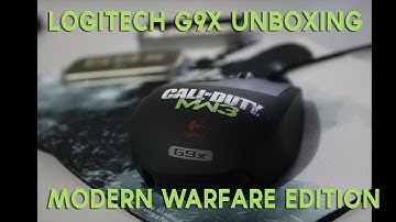 Logitech G9X MW3 Edition Unboxing