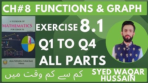 EX 8.1 Q1 to Q4 11th Math FBISE & KPK Sir Waqar Hussain