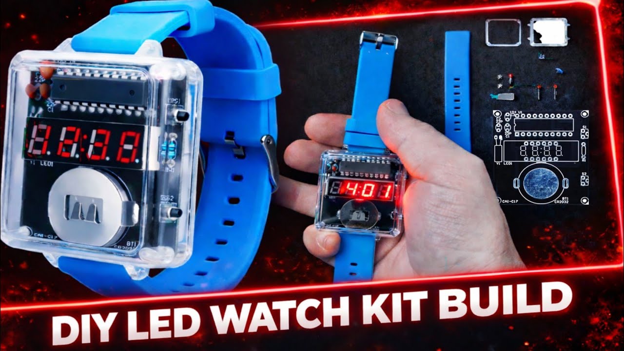 Building a DIY Digital Watch Kit - Its Pretty Neat