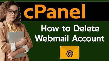 How to delete webmail account in cPanel 2025