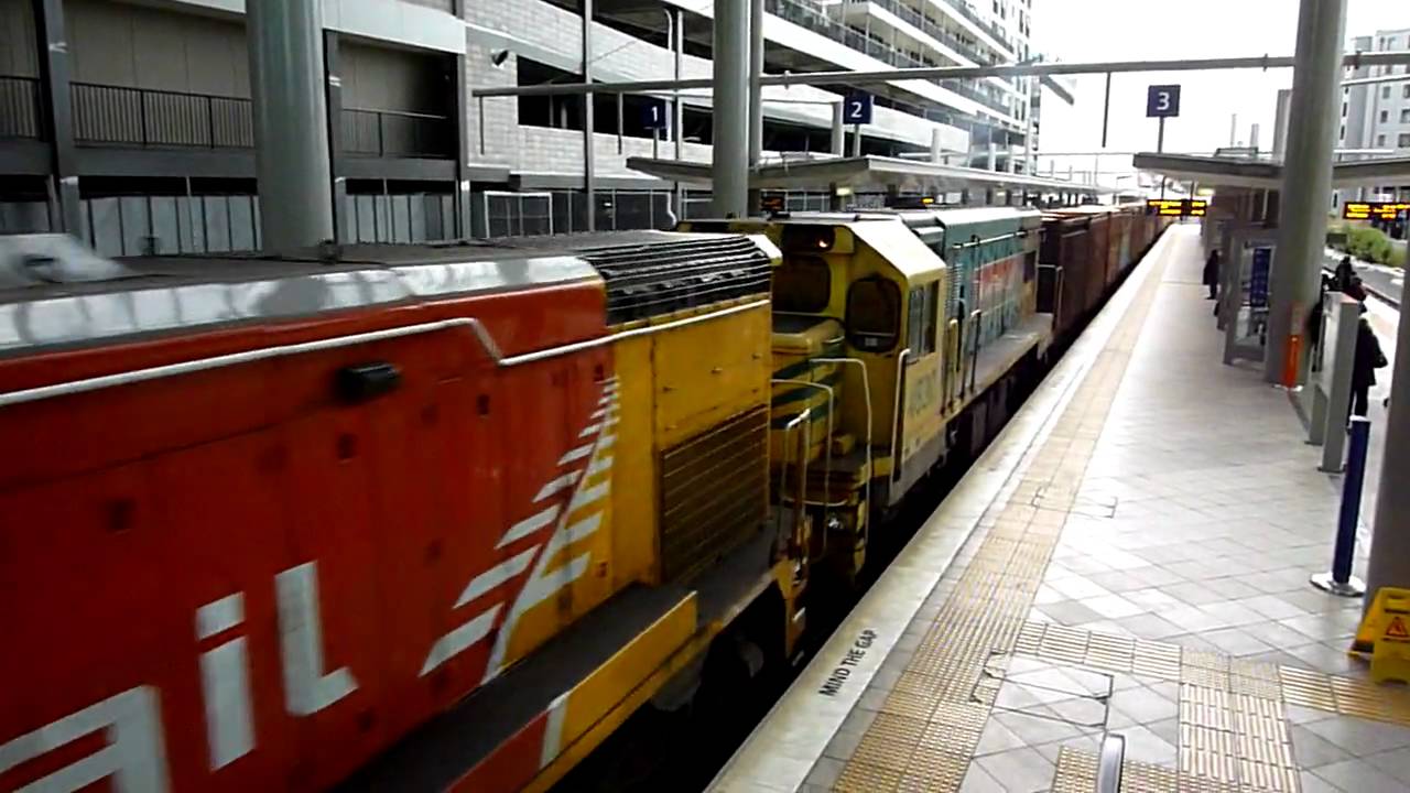 Freight Train Passing Through Newmarket Station YouTube Freight Train Passing Through Newmarket Station YouTube