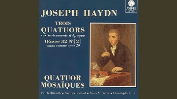 String Quartets, Op. 20, No. 2 in C Major, Hob. III:32: I. Moderato