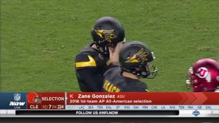 Browns select Zane Gonzalez No. 224 in the 2017 NFL Draft | Apr 29, 2017