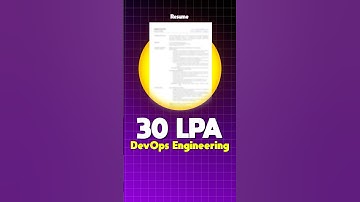 How to prepare resume for Devops engineer #shorts #telugupodcast #devops #resume