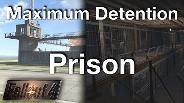 Fallout 4 - Alcatraz Prison! Detailed Spectacle Island Build | Building with Mods