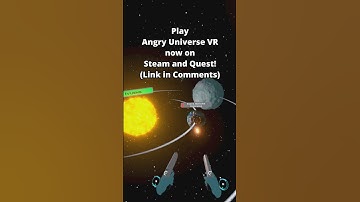 Angry Universe VR just released! Link in Comments! #vr #space #universe #gaming #devlog #solarsystem