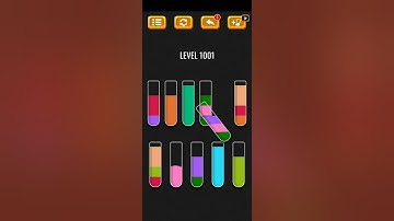 Sort the color... level 1001... Mind relaxing game video