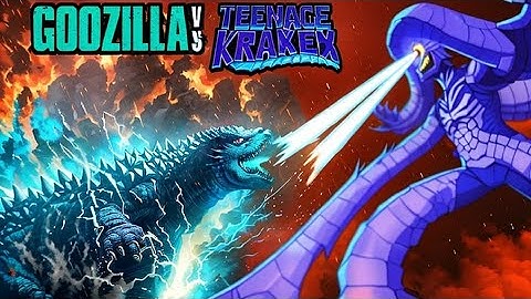 RUBY GILLMAN "Teenage Kraken":  RUBY VS Godzilla. AI VIDEO 8K