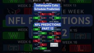 Colts Predictions #nfl #football