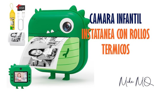 Cámara Instantánea Infantil SaveFamily Print 8MP HD - Rosa