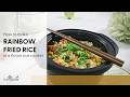 Rainbow Fried Rice Made In A Yum Asia Kotori Donburi Rice Cooker