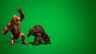 Green Screen - Briga De Monstros