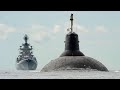 Today's largest Battlecruiser Pyotr Velikiy & Typhoon Submarine Dmitriy Donskoy