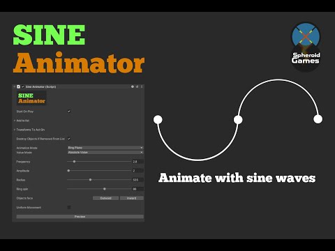 SINE Animator | Demo | Unity Asset