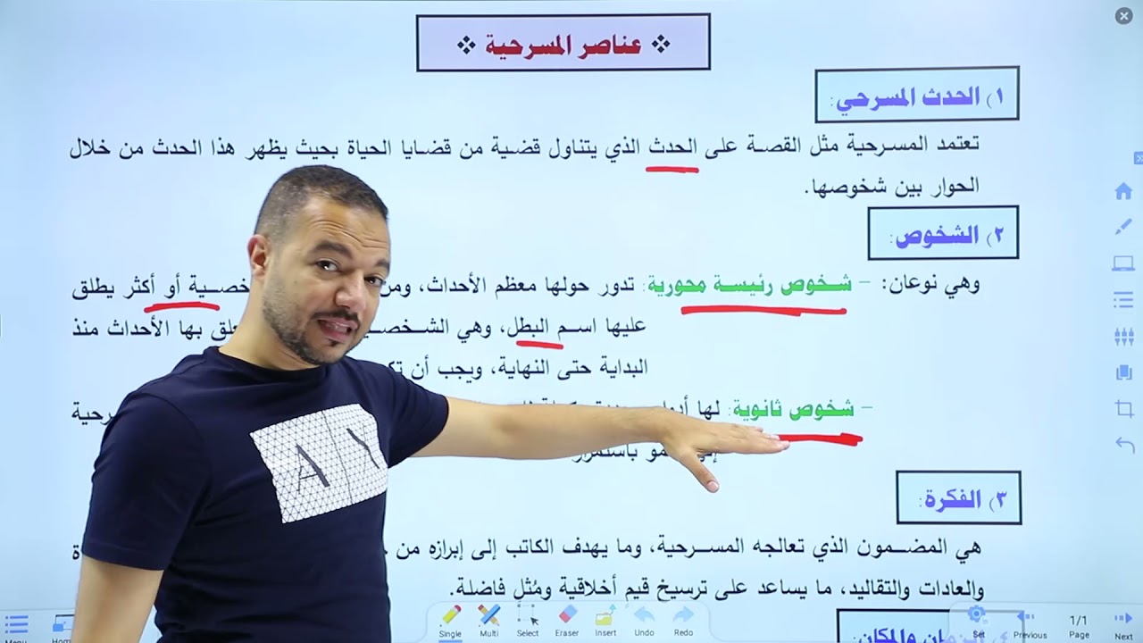 المسرحية