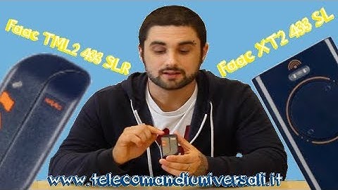 Come programmare un Telecomando Faac TML2 433 SLR