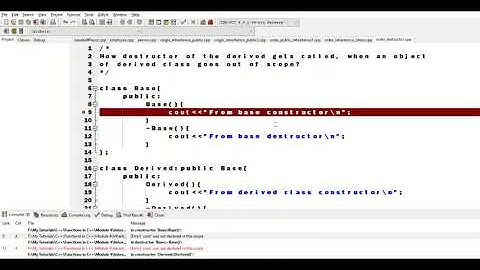 2.c - Demo to understand the flow of Destructor calling