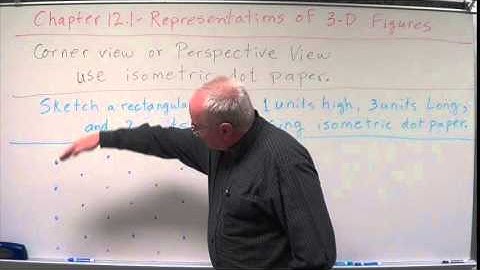 Geometry Chapter 12.1 - Representations of 3-D Figures-Corner/Perspective View