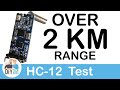 2 KM SUCCESS STORY with HC-12 - going beyond 1800 meters!