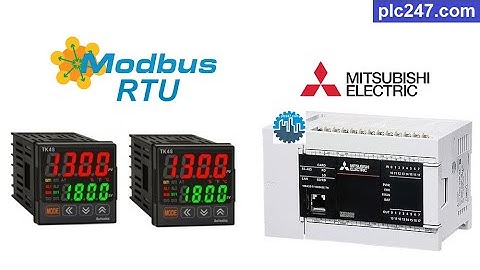 Mitsubishi FX5U "Modbus RTU" Autonics TK4S Tutorial