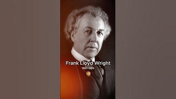 Frank Lloyd Wright | The Man Who Made Buildings Breathe #inspiration #franklloydwright #architect