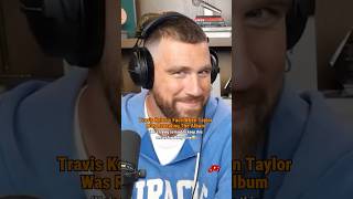 Travis Kelce’s Reaction to Taylor Swift Revealing Her New Album😂😂 #taylorswift #traviskelce