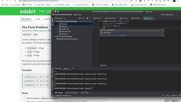 Python edabit Challenge : The Farm Problem