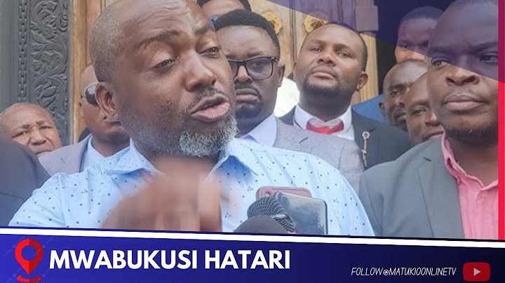 WAKILI MWABUKUSI AJIBU MAPIGO BAADA YA MAHAKAMA KUMUACHIA AGOMBEE URAIS TLS AFUNGUKA MAZITO